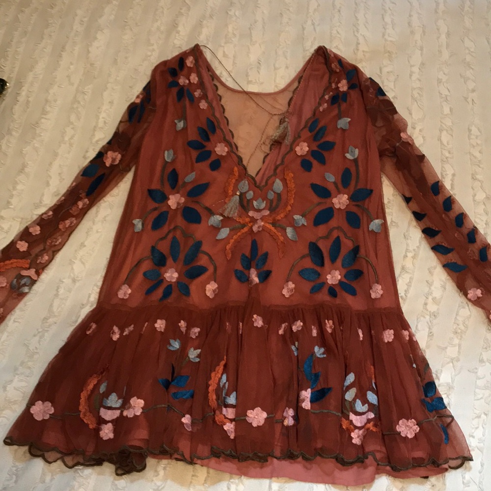 FREE PEOPLE DETAILED DRESS - Picture 5 of 6